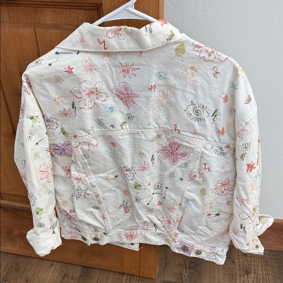 Levi's Cream Floral Print Jacket - Picture 4 of 4